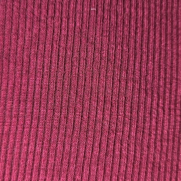 Michael Lauren Cutout Ribbed Tank XS Burgundy NWT Colorful Punk Biker Sporty - Picture 7 of 9